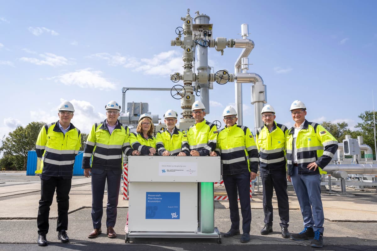 Uniper Launches Underground Hydrogen Project in Krummhörn, Germany