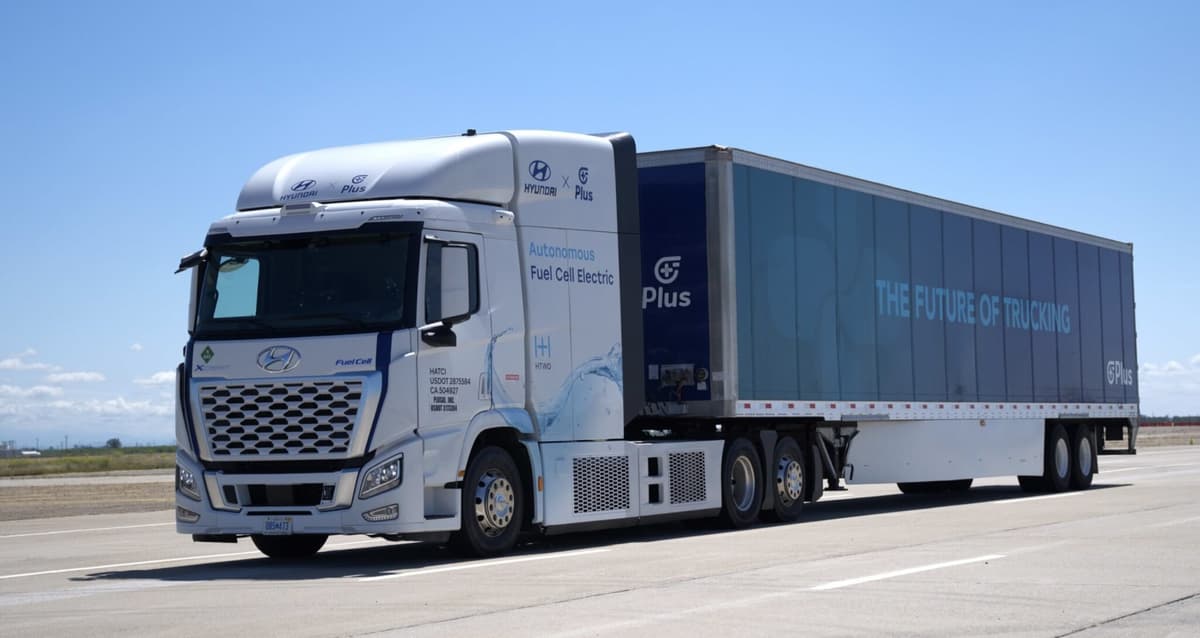 Hyundai Unveils Autonomous Hydrogen Fuel Cell Truck in the US