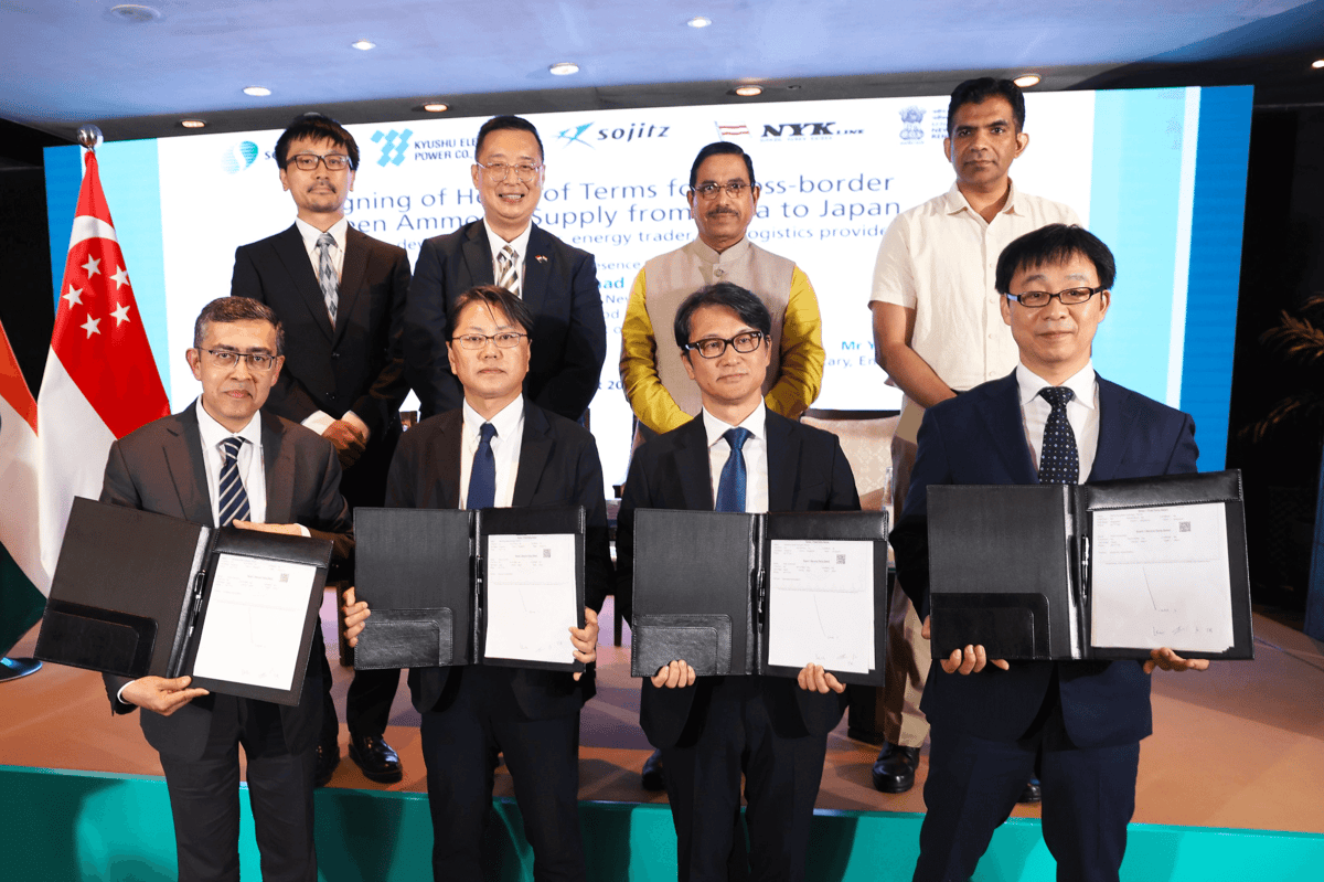 Sembcorp and NYK Line Partner to Transport Green Hydrogen-Based Ammonia from India to Japan