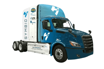 Symbio unveils Class 8 hydrogen-powered truck ahead of Californian road trial