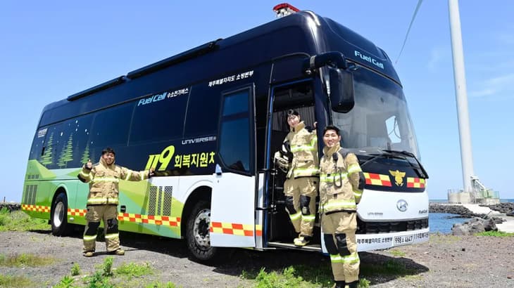 Hyundai provides hydrogen-powered FCEV to Korean fire department