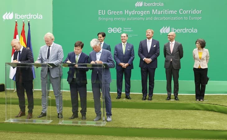 Iberdrola, ACE Terminal and Gasuine to establish a European hydrogen corridor