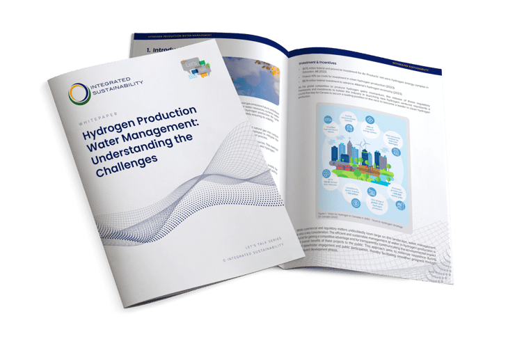 White paper: Hydrogen Production Water Management: Understanding the Challenges